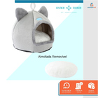 Cama Casa Toca Iglu Tenda Caminha Cabana Para Gatos Pet 40x40