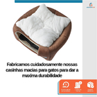 Cama Casa Toca Iglu Tenda Caminha Cabana Para Gatos Pet 40x40