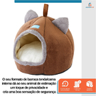 Cama Casa Toca Iglu Tenda Caminha Cabana Para Gatos Pet 40x40