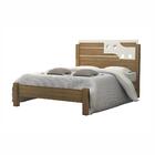 Cama Casal 1,40 Luiza Com Espelho - Freijó Com Off White - Vi