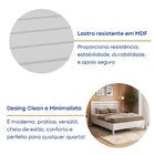 Cama Casal 100% Mdf Bp 120x144,5cm Roma Branco