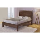 Cama Casal 100% Mdf Plus 125cm X 150cm Jaspe Castanho