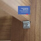 Cama Casal 100% Mdf Plus 125cm X 150cm Jaspe Castanho