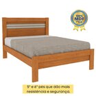 Cama Casal 100% Mdf Safira Cinamomo