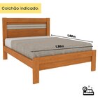 Cama Casal 100% Mdf Safira Cinamomo