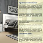 Cama Casal 100% Mdf Safira Neve