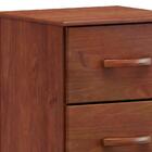 Cama Casal 1159t E 2 Mesas Cabeceira 1160t Bronze Imbuia Fnt