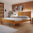 Cama Casal 140cm Amazone   Amêndoa