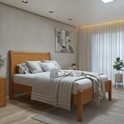 Cama Casal 140cm Classic   Amêndoa/mel