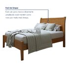 Cama Casal 140cm Classic   Amêndoa/mel