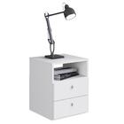 Cama Casal 140cm Com 2 Mesas De Cabeceira E Guarda Roupa Tóki