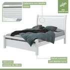 Cama Casal 140cm Speciale Móveis Lopas Branco