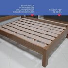 Cama Casal 153x118x200cm 100% Mdf Premium Ripada Cinamono