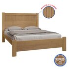 Cama Casal 153x118x200cm 100% Mdf Premium Ripada Cinamono