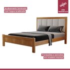 Cama Casal 160cm Belize Josandro Móveis Amêndoa