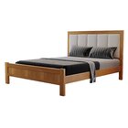 Cama Casal 160cm Belize Josandro Móveis Amêndoa