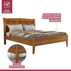 Cama Casal 160cm Harmonia   Nogueira