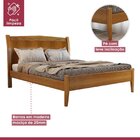 Cama Casal 160cm Harmonia   Nogueira