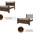 Cama Casal 211cm X 150cm Em Mdf 109 Cacau