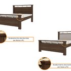 Cama Casal 211cm X 150cm Em Mdf 109 Cacau