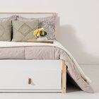 Cama Casal 2 Gavetas Íris Cabecasa Madeiraoriginals Branco/na