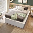 Cama Casal Adulto Ária Yescasa 41x165cm Branco