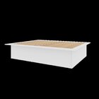 Cama Casal Adulto Ária Yescasa 41x165cm Branco