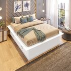 Cama Casal Adulto Com 4 Gavetas Gades Yescasa Branco