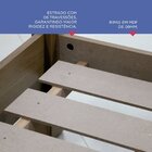 Cama Casal Apolo 100% Mdf Ype/off White