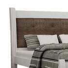 Cama Casal Arezzo Branca E Chocolate