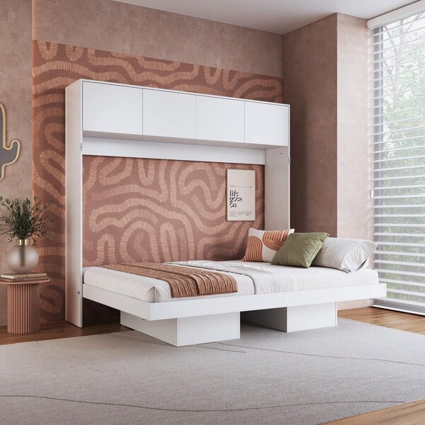 Cama Casal Articulável Horizontal Com Portas 140 Hanover Bran