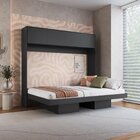 Cama Casal Articulável Horizontal Com Portas 140 Hanover Graf