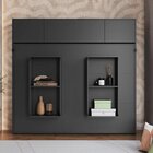 Cama Casal Articulável Horizontal Com Portas 140 Hanover Graf