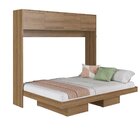 Cama Casal Articulável Horizontal Com Portas 140 Hanover Yesc
