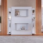 Cama Casal Articulável Vertical Com Estante 140 Vancouver Bra