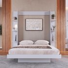 Cama Casal Articulável Vertical Com Estante 140 Vancouver Bra