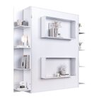 Cama Casal Articulável Vertical Com Estante 140 Vancouver Bra