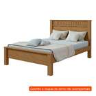 Cama Casal Athenas Amêndoa Clean