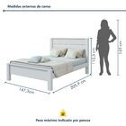Cama Casal Athenas Plus  Branco