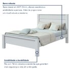Cama Casal Athenas Plus  Branco