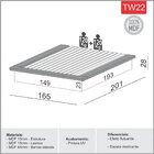 Cama Casal Baixa Sem Cabeceira 100% Mdf  Off White