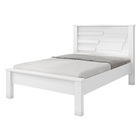 Cama Casal Barcelona Geval Branco 118x148x202