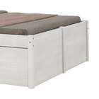 Cama Casal Beauty Madeira Maciça Branca