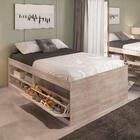 Cama Casal Box Com Sapateira Embutida Amarula Vanessa Framar