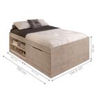 Cama Casal Box Sapateira Tien Amarula