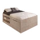 Cama Casal Box Sapateira Tien Amarula