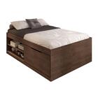 Cama Casal Box Sapateira Tien Chocolate