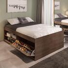Cama Casal Box Sapateira Tien Chocolate