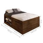 Cama Casal Box Sapateira Tien Malbec