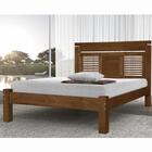 Cama Casal Carol 1,30 Ou 1,40 Madeira Reforçada Cor Imbuia At